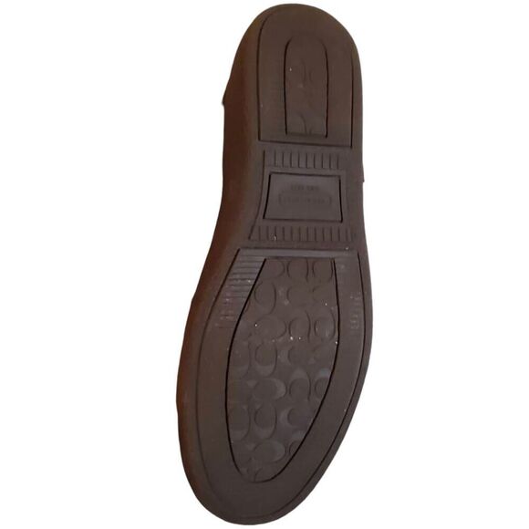 COACH Tinah Signature Logo Suede Boots Size 9B - Picture 8 of 8